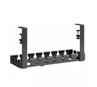 Under Desk Cable Tray No Drill Iron Power Strip Holder and Wire Organizer, Multiple Sizes(Normal)