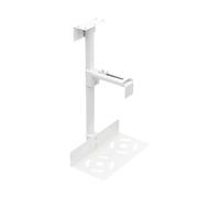 Under Desk CPU Holder Bracket Flexible Height Adjustment PC Stand For Improved Airflows And Desk Environment Computer Stand
