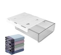 Under Desk Drawer - Self-Adhesive Desk Storage, Stick- Desk Drawer | Clear Under Table Drawer, Hidden Desk Drawer Attachment, Desk Organizer for Office Supplies, Compact Desk Storage Solution, Gray
