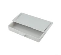 Under Desk Drawer Self-Stick Storage Organizer, Under Table Drawer Storage, Desktop Drawer Tray, Non-slip Desk Organizer Box For Home, School, Office(Grey)