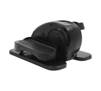 Under Desk Electric Elliptical Machine Mini Size Pedal Exerciser with Remote Control, 5-Speed Adjustable & Calorie Counter, Leg Trainer for Seated Exercise in Home Office Rehabilitation (Black)