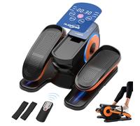 Under Desk Elliptical Machine, Ellipse Leg Exerciser as Seen on Tv for Seniors Adults with 12 Adjustable Speed, Quiet & Portable Seated Pedal Exerciser with Remote Control & Non-Slip Foot Straps