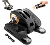 Under-Desk Elliptical Machine, Quiet & Portable Electric Seated Pedal Exerciser with Remote Control, 12 Adjustable Speeds, Ideal for Seniors