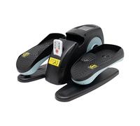 Under Desk Elliptical Machine, Seated Elliptical Ellipse Leg Exerciser, LCD Monitor Elliptical Stepper with Remote Control, for Seniors, Trois modes，manuel/automatique/manuel + automatique