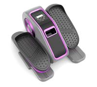 Under Desk Elliptical Machine, Under Desk Bike Pedal Exerciser, Compact Mini Electric Elliptical Training Machine with Remote Control for Home Office Workout (Color : Purple)