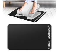 Under Desk Elliptical Mat - Non-Slip Exercise Equipment for Peloton Bike, Small Exercise Mat for Desk Workout Equipment