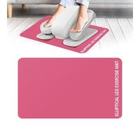 Under Desk Elliptical Mat - Non-Slip Exercise Equipment for Peloton Bike, Small Exercise Mat for Desk Workout Equipment