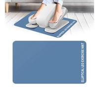 Under Desk Elliptical Mat - Non-Slip Exercise Equipment for Peloton Bike, Small Exercise Mat for Desk Workout Equipment