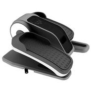 Under Desk Elliptical Trainer 12 Speed Adjustable Pedal Exerciser With Forward & Reverse Rotation Silent Leg Exercise Machine For Seniors Rehabilitation & Home Office Workout(White)