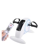 Under Desk Exercise Bike Pedal Exerciser, Electric Elliptical Machine with LCD Display, Mini Cycle Trainer for Home Office Elderly,Leg and Arm Exercise