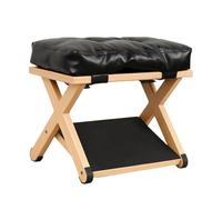 Under Desk Foot Rest - Double Layer Ergonomic Slanted Small Wooden, Zone Convenience Foot Stool Under Desk Rest | For Home Dorm Office Apartment Study Bedroom And Other Purposes
