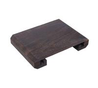 Under Desk Foot Rest ， Wood Foot Stool Tung Original Charcoal Colors(Charcoal Color)
