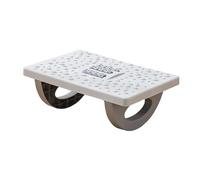 Under Desk Footrest Foot Stool Portable Feet Stand Support Desk Step for Gaming Work Office Computer Travel Accessories for Home, Office(Grey)