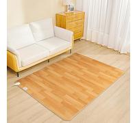 Under Desk Heated Carpet Rug, Floor Mat, Electric Area, Waterproof, for Office and Home Warming(100 * 150CM)