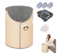 Under Desk Heater for Office and Home Use, Portable Space Heater with Foldable Design,Quiet Operation, Thermostat Control,Auto Shut-Off, Effective Leg Heater Under Desk and Foot Warming Comfort (#1)