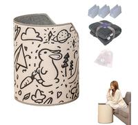 Under Desk Heater for Office and Home Use, Portable Space Heater with Foldable Design,Quiet Operation, Thermostat Control,Auto Shut-Off, Effective Leg Heater Under Desk and Foot Warming Comfort (#6)