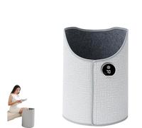 Under Desk Heater for Office, Portable Foldable Electric Heating Foot Warmer with Heat Levels and Timer, 5-Second Quick Warm Up with Overheat Protection for Legs and Feet (Gray 1pcs)