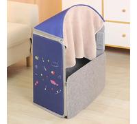 Under-Desk Heater, Portable Leg, Foot, and Knee Warmer with Adjustable Temperature and Timer, and Silent Footrest. (C)