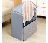Under-Desk Heater, Portable Leg, Foot, and Knee Warmer with Adjustable Temperature and Timer, and Silent Footrest