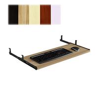 Under Desk Keyboard Der & Mouse Tray Adjustable Armrest for Improved Fits 54 60 70x27cm (A Black 70x27cm)