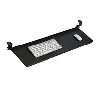 Under-Desk Keyboard Tray with Smooth Glide Desk Extension Compartment A-White 750x250mm - Ideal for Home Office and Space-Saving Solutions