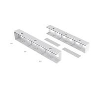 Under Desk Laptop Mount Space Saving Organizers AntiSlip Silicone Pad For Secure Storage And Workspaces Optimization Aluminum Under Desk Mount