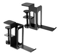 Under Desk Laptop Stand, Laptop Stand | Adjustable Laptop Shelf with Desk Side Storage - Computer Stand