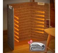 Under Desk Leg Warmer, Office Leg Warmer Under Desk, Portable Space Heater for Office & Home, Foldable, Quiet Floor Foot Warmer