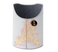 Under Desk Leg Warmer, Portable Space Heater Wrap Around with Digital Display, Electric Foot Warmer with 5 Adjustable Thermostat, 360°Fully Enclosed Folding Electric Heated FootWarmer for Office Home