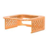 Under Desk Mount for Mac Mini M4/M4 Pro, Under Desk Stand and Wall Mount with Heat Dissipation Design, Compatible with 2024 Mac Mini M4/M4 Pro, Wood Grain