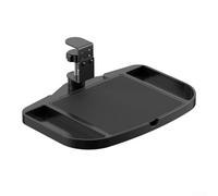 Under Desk Organizer, Adjustable Clip-On Desk Pad Rack Multi-Functional Storage Organizer Height Adjustable Desktop Clamp Storage Box for Office Supplies Phone Holder