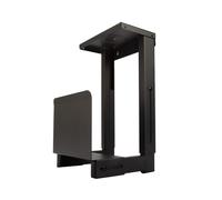 Under Desk PC Holder Adjustable Computer CPU Tower Mount Bracket Black