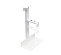 Under Desk PC Holder - Adjustable Computer Mount | 360 Degree Swivel Desk Mount | Sturdy PC Mounting Bracket with Locking Mechanism, Supports Up to 66lbs Fits Most Desktop Towers Computers