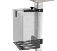 Under-Desk PC Tower Mount, Clamp-On Drill-Free Design