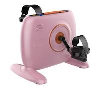Under-desk Pedal Machine Home Intelligent Rehabilitation Machine, Under Desk Bike Pedal Exerciser, Mini Exercise Bikes Peddler for Arm Leg Physical Therapy and Seniors Rehab Exercise Peddler(Pink)