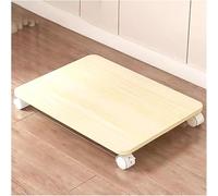 Under Desk Printer Stand with 4 Caster Wheels, Mobile CPU Holder Storage Cart, Fits Printer/Most Computer Towers for Home Office(H-60 * 45)