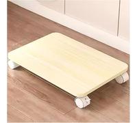 Under Desk Printer Stand with 4 Caster Wheels, Mobile CPU Holder Storage Cart, Fits Printer/Most Computer Towers for Home Office(D-50 * 35)