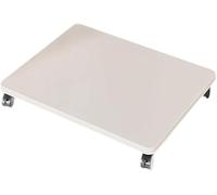 Under Desk Printer Stand with 4 CastersEngineeredModern DesignSpaceSaving Home Office Rack for Printers & Scanners (White 50x45x6.2cm)