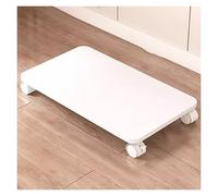 Under Desk Printer Stand with Locking Wheels, Mobile Machine Cart, Compact Printer Rack for Small Spaces