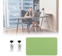 Under Desk Privacy Panel, Cubicle Wall Divider for Sit Stand Workstations, Home Office Desk Skirt, 31.5in Height, 41.7in Length, Ideal for Workspace Privacy