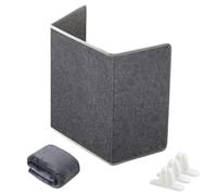 Under Desk Space Heater with Blanket, Foldable Space Heater Under Desk Space Heater for Office with Timer and Thermostat Quiet and Small Space Foot Warmer for Office and Home,Grey-General