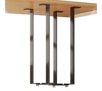 Under Desk Stand - PC Holder Backup Space Under Desk Adjustable Computer Tower Case Steel Open Frame Holder | Cable Management Mount PC, Organization Carrier