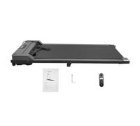 Under Desk Treadmill Walking Pad with 3.0 HP Silent Motor, 220 lbs Load Capacity, Remote Control, Flat Panel Design for Home and Office Use, Portable and Space-Saving