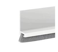 Under Door Draft Stopper 1PC Draft Stops Door Seal | 1mX30mm/52mm with Noise Reduce Door Brush Breeze Sweep Blocker Proof Insect Sound Dust Proof Strips(WHITE,1mX30mm)