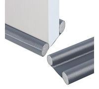 Under Door Gap Filler 37in/96cm Door Bottom Seal Draft Excluder for Doors Seal Strip Doors Adjustable Soundproof Draught Excluder for Bottom of Door (Grey)