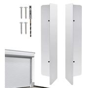 Under Door Guard: 7 Inch Stainless Steel Barrier, Weather Resistant Metal Shield, L-Shaped Baffle Protects Home From Snakes, Cats, Dogs, Security
