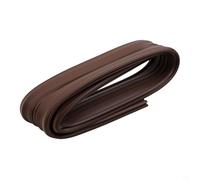 Under Door PVC Flexible Sealing Strip for Draft Stopper Windproof Waterproof Soundproof Door Bottom Seal (Brown)