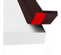 Under Door Seal with Three-Layer Blocking, Light Brown | Flexible Three-Layer Profile, Attaches Along the Lower Door, Covers the Open Space to Limit and Light
