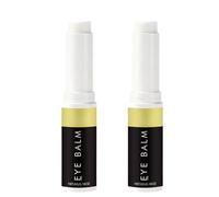 Under Eye Balm Stick for Bags and Dark Circles, Turmeric & Retinol Eye Cream, Moisturizing Serum to Reduce Puffiness & Fine Lines, Hydrating Treatment Balm for Women, Travel Size (2pcs)