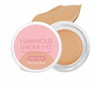 Under Eye Brightener Concealer, Dark Circle Concealer & Brightener, Moisturizing & Waterproof, Say Goodbye to Tired Eyes and Hello to a Refreshed, Glowing Look!,Dark color